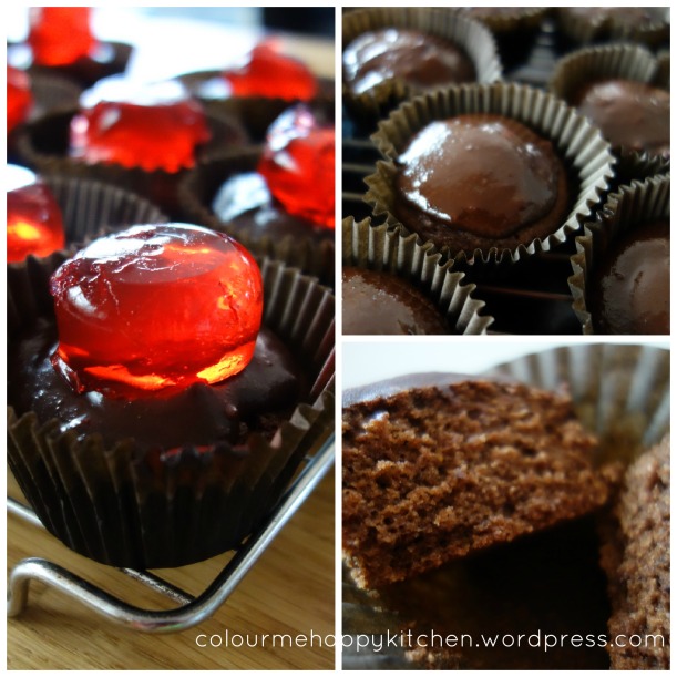 red_jelly_nose_chocolate_cupcakes